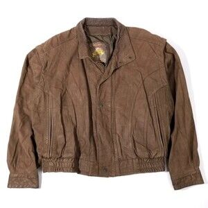 VTG Wilsons Leather Aviator Adventure Bound Thinsulate Jacket